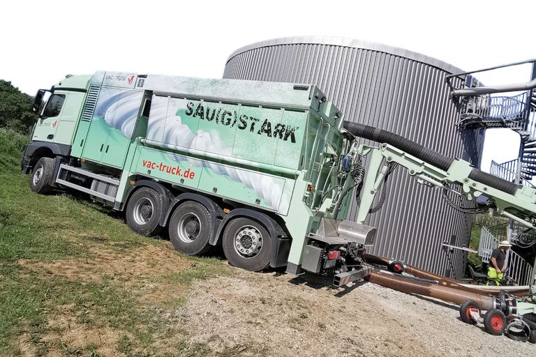 Saugbagger Alzey - Start